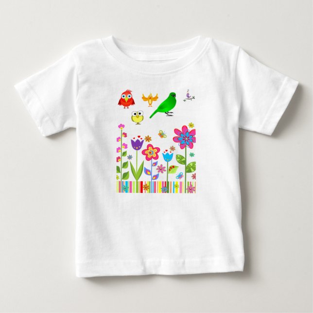 T-shirt Macacãozinho para Bebês (Frente)