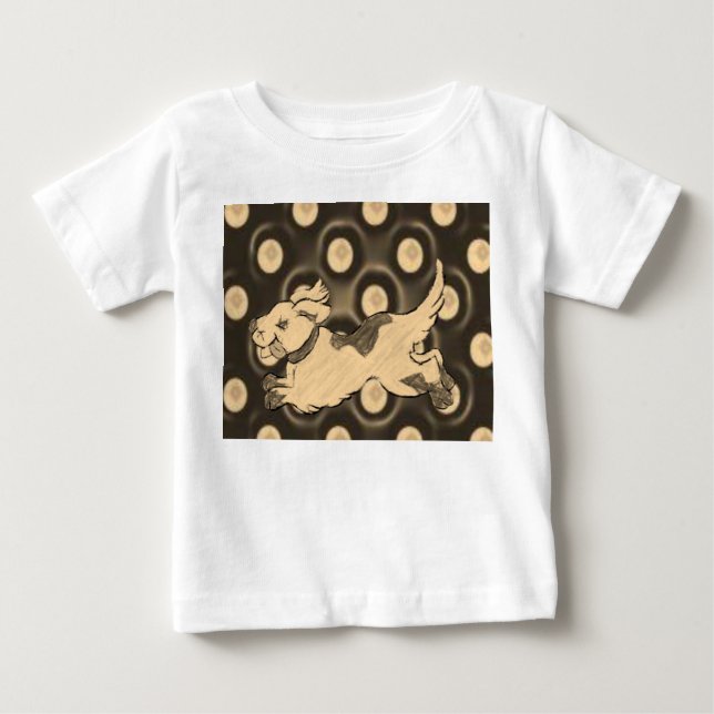 T-shirt Macacãozinho para Bebês (Frente)