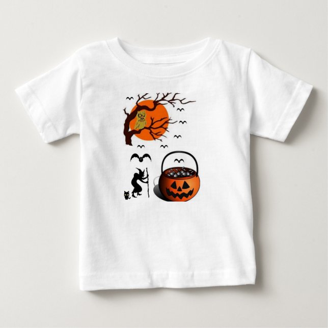 T-shirt Macacãozinho para Bebês (Frente)