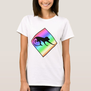 T-shirt Macaco Arco-Íris Cruzando