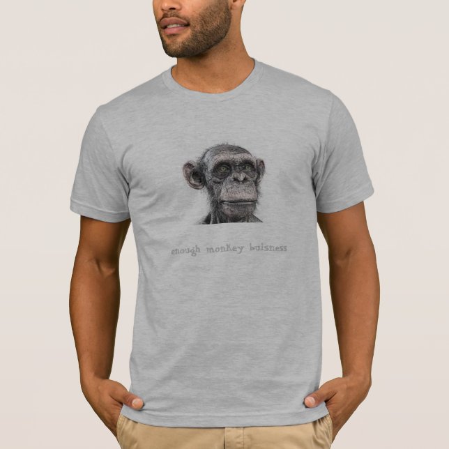 T-shirt macaco, bastante trabalhos sujos (Frente)