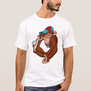 T-shirt Macaco de bronze