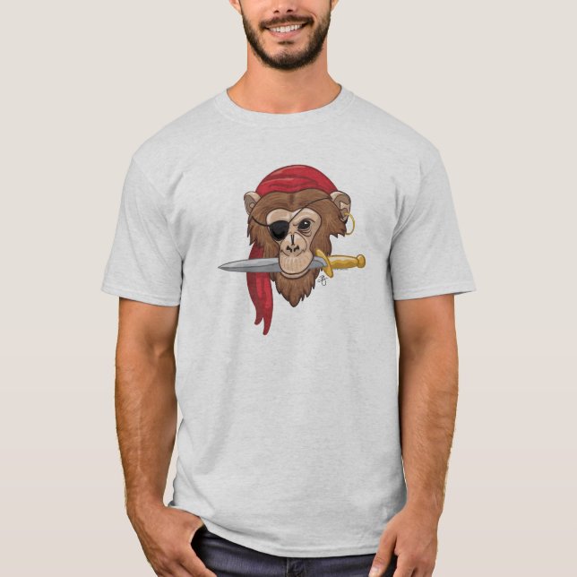 T-shirt Macaco de Pyrate (Frente)