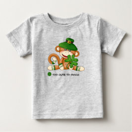 T-shirt Macaco-meia com Rua de Shamrock.