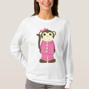 T-shirt Macaco nos pijamas