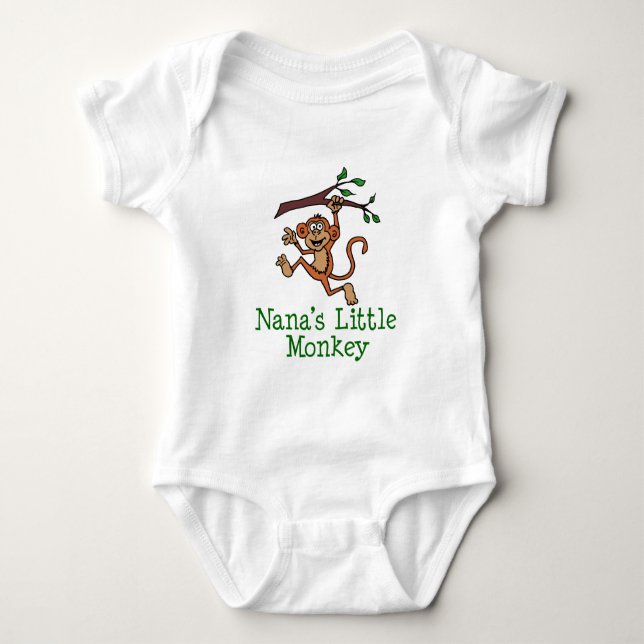 T-shirt Macaco Pequeno da Nana (Frente)