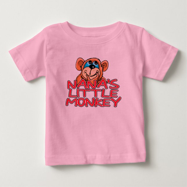 T-shirt Macaco Pequeno da Nana (Frente)