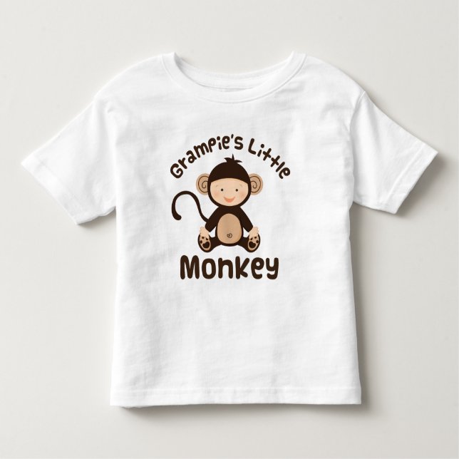T-shirt Macaco pequeno de Grampies (Frente)