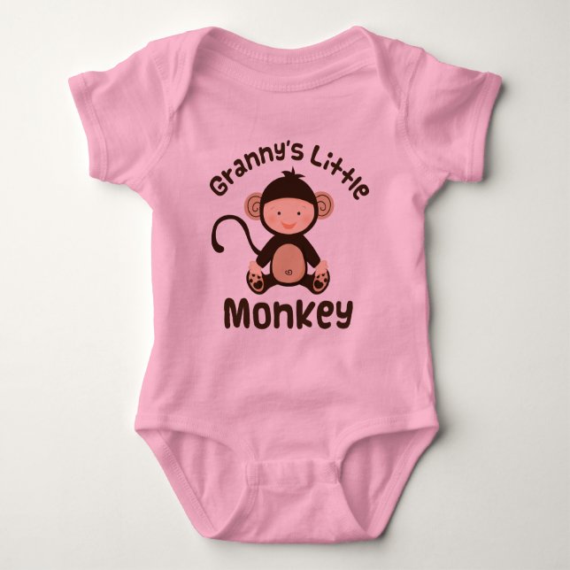 T-shirt Macaco pequeno de Grannys (Frente)