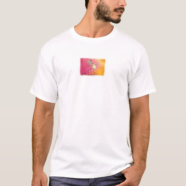 T-shirt Macaco - sinal chinês (Frente)