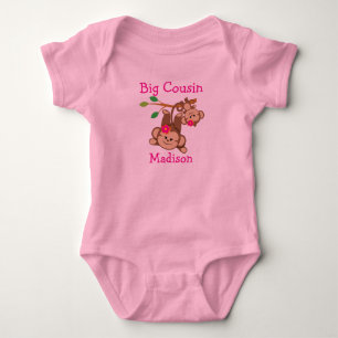 T-shirt Macacos-Garotas Personalizados Primo Grande