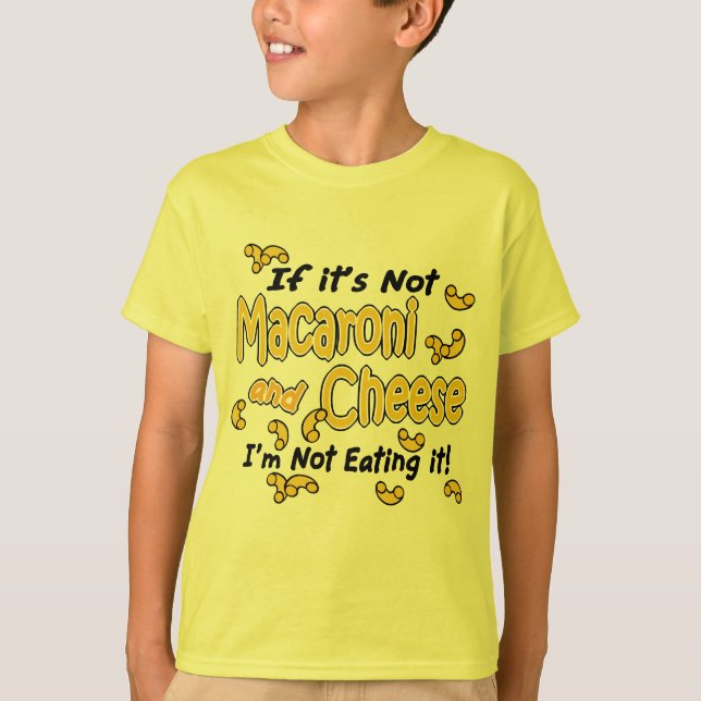 T-shirt Macaroni e queijo (Frente)
