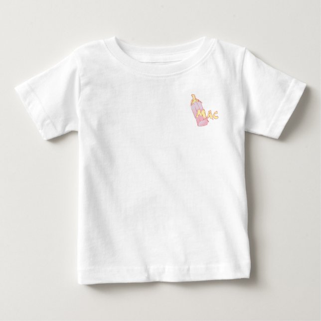 T-shirt Macarrão do bebê (Frente)