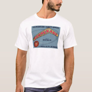 T-shirt Maçãs de Boomerang - Etiqueta de Taxa de Fruta d