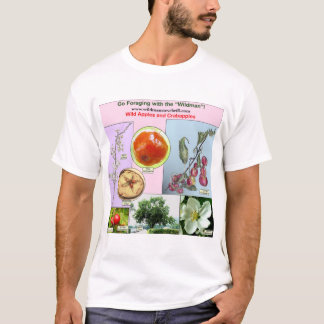 T-shirt Maçãs selvagens e Crabapples do desgaste