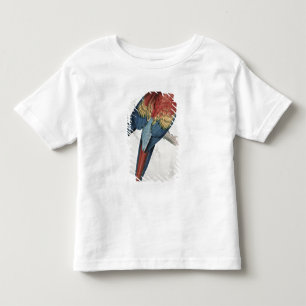 T-shirt Macaw vermelho e amarelo