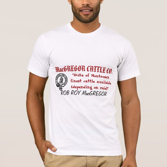 T-shirt MacGREGOR CATTLE CO 2 (Frente)