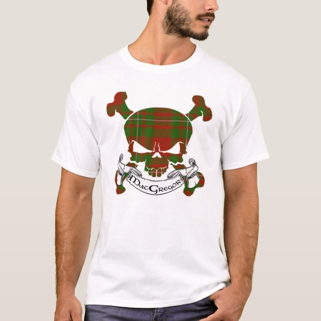 T-shirt MacGregor Tartan Skull (Frente)