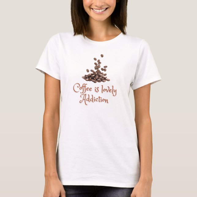 T-SHIRT MACHADO PARA AMANTES DE CAFÉ (Frente)