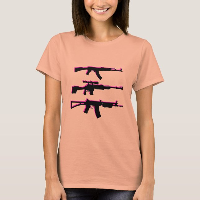 T-shirt Machine Gun (Frente)
