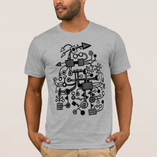 T-shirt Macrocosm do microcosmo - preto