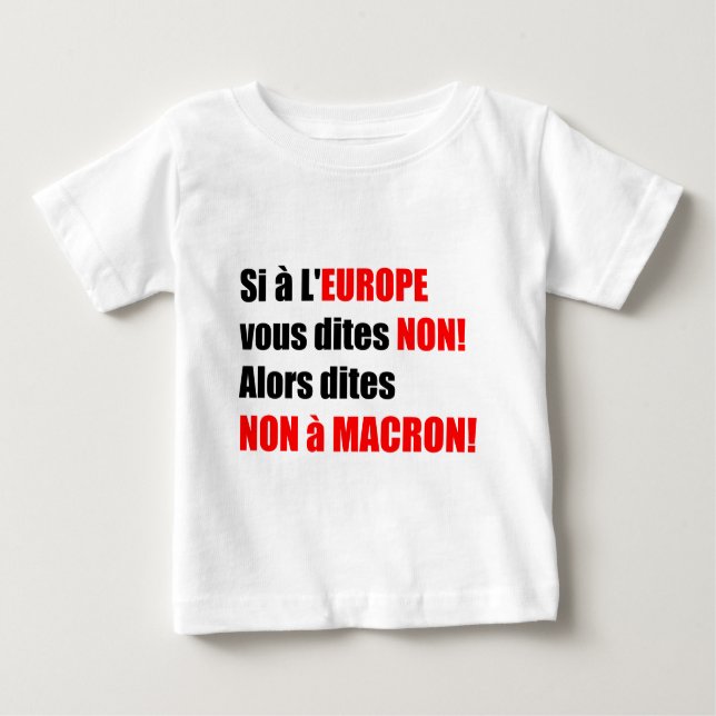 T-shirt MACRON = Mondialização (Frente)