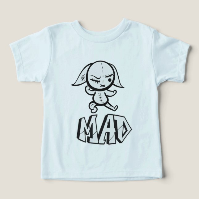 T-Shirt Mad Bunny Humor (Design frontal)