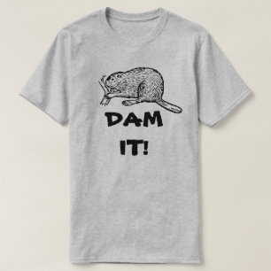 T-SHIRT MAD ELE! CASTOR MAL-HUMORADO