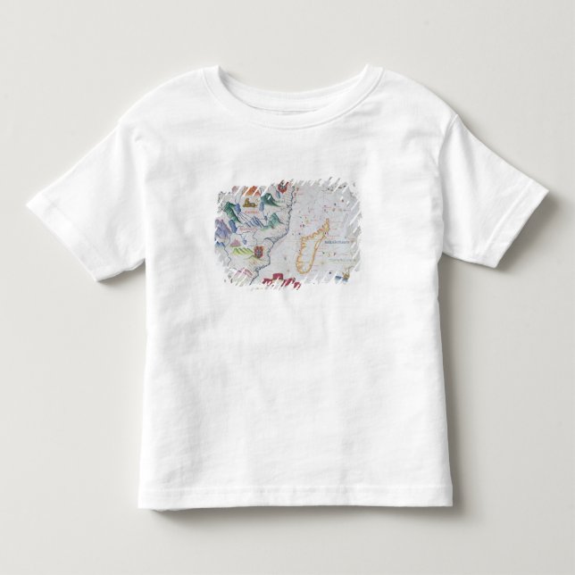 T-shirt Madagascar e litoral africano do leste (Frente)