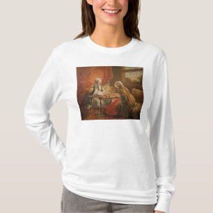 T-shirt Madame de Pompadour no papel do fortuneteller