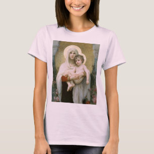 T-shirt Madonna do T dos rosas