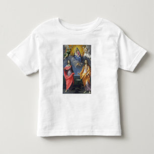 T-shirt Madonna e criança com St. Lucy e Maria Madalena