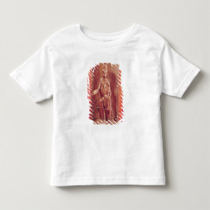 T-shirt Madonna preto, escola Catalan, século XI
