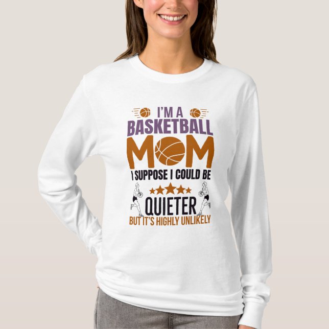 T-Shirt Mãe de Basquete (Frente)