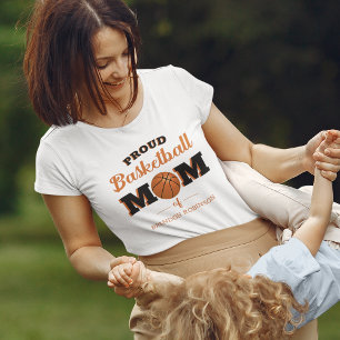 T-Shirt Mãe de Basquete Ortoso Personalizado