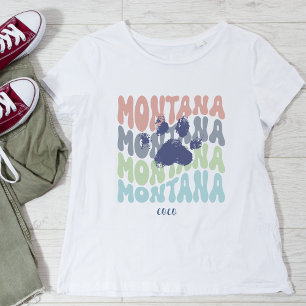 T-Shirt Mãe de Cachorro de Montana Retro