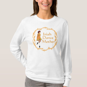 T-shirt Mãe de Dança Irlandesa - Dourado