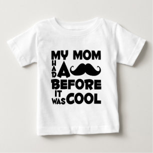 T-shirt Mãe do bigode