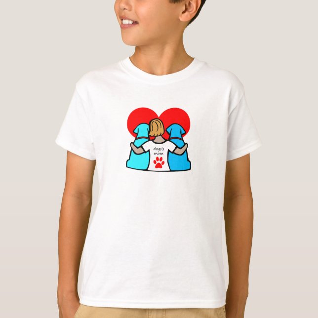 T-shirt mãe do cão (Frente)