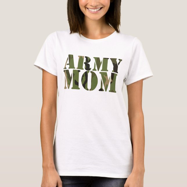 T-shirt Mãe do Exército (Frente)