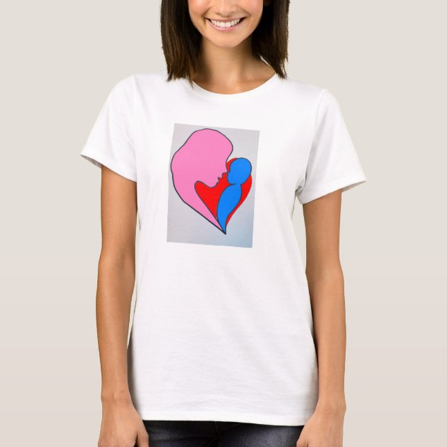 T-shirt Mãe e Amor de Bebê (Frente)