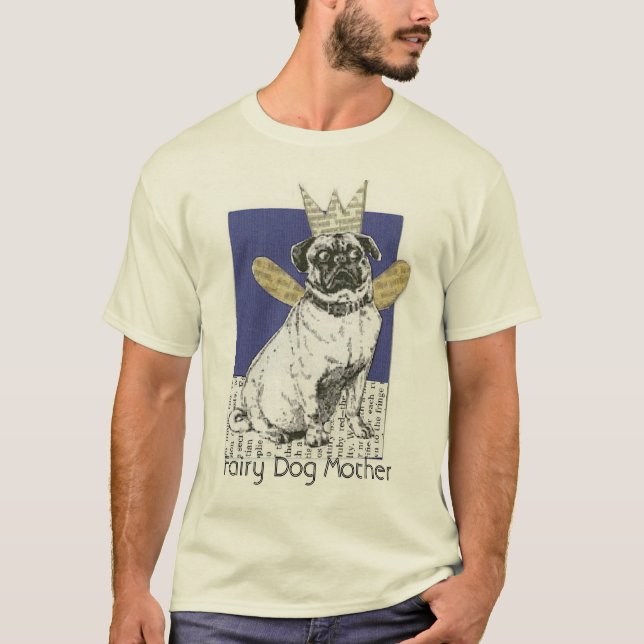 T-shirt Mãe feericamente #2 do cão (Frente)
