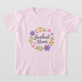 T-Shirt Mãe Mais Amável Para Crianças