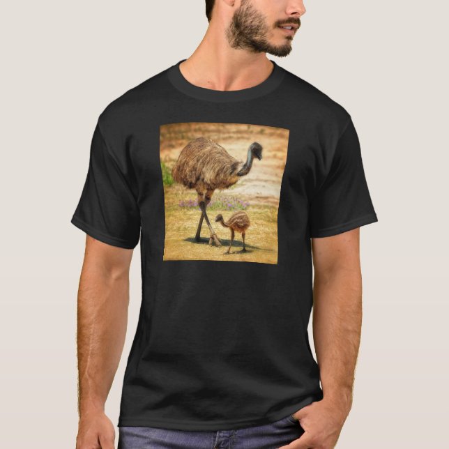 T-shirt Mãe que mantem um olho em seu bebê (Frente)