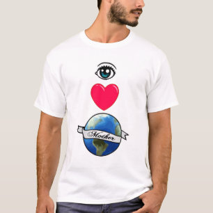 T-shirt Mãe Terra do amor do olho