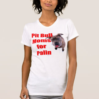 T-shirt Mães de Pitbull para Sarah Palin