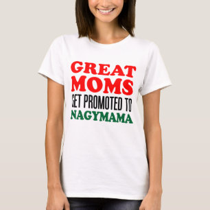 T-shirt Mães Excelentes São Promovidas Para O Húngaro N