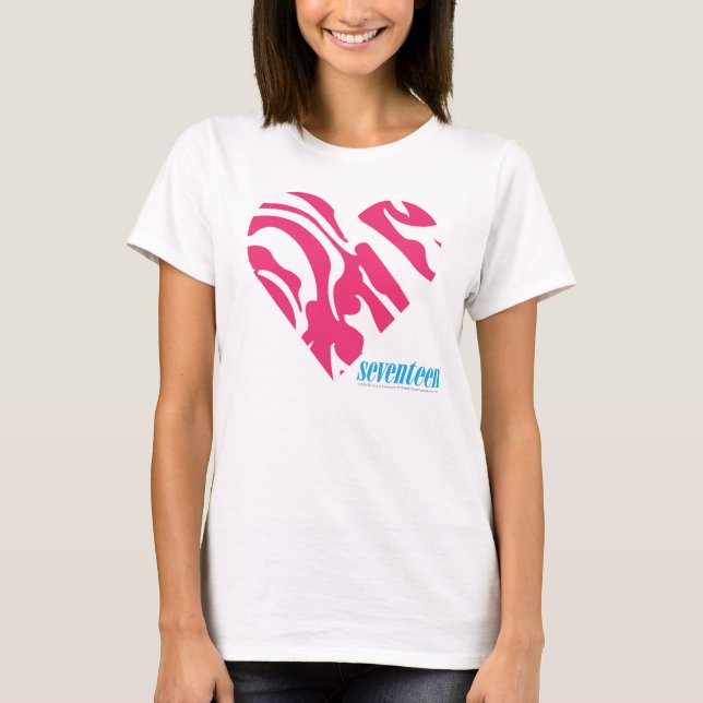 T-shirt Magenta 2 da zebra (Frente)