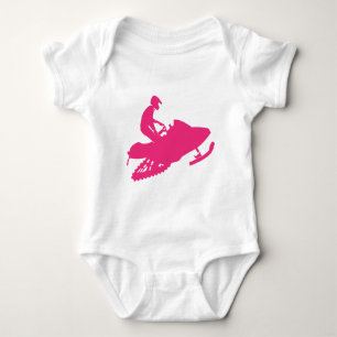 T-shirt Magenta-Snowmobiler
