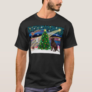 T-shirt Magia de Natal Labrador Retriever (C)